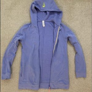 Ivivva Girls Size 12 Purple Zip Up Hoodie